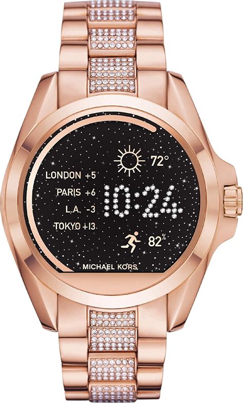 michael kors ladies black &|Michael Kors ladies smart watch.